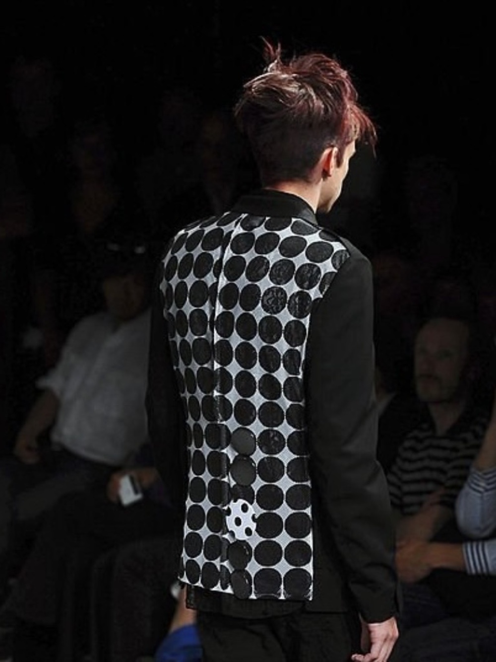 Comme des Garçons - SS09-Runway Cotton Dot Print Cut & Sewn Shirt - Picture 14 of 15